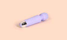 photo of purple luna massage wand