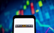 Brazzers logo seen displayed on a smartphone