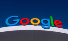 The Google logo can be seen on the Internet company's pavilion at the CES technology trade fair.