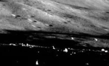 SLIM moon lander imaging lunar surface
