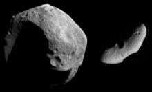 Two asteroids in our solar system.