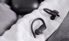 Beats Powerbeats Pro Wireless Earbuds on gym towel
