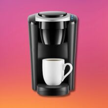 Keurig K-Compact Single-Serve on abstract background 