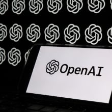 In this photo illustration 'OpenAI' logo is displayed on a mobile phone screen in Ankara, Turkiye on January 9, 2024.