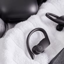 Beats Powerbeats Pro Wireless Earbuds on gym towel
