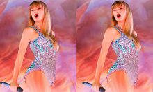 Taylor Swift The Eras Tour poster doubled