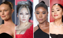 Four photos: Kate Bosworth, CL, Gabrielle Union, and Ariana Grande