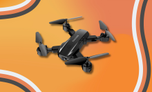 Ninja Dragons Blade X drone with orange background