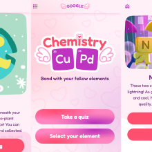 google doodle chemistry cu-pd quiz