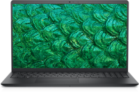 a Dell Inspiron 15 3520 with a green screensaver