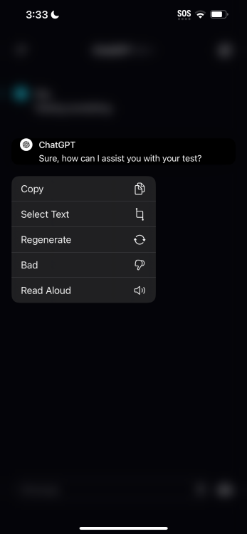 Read aloud option for ChatGPT