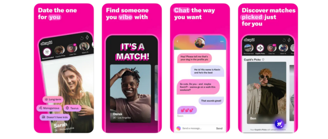 OkCupid dating app screenshot